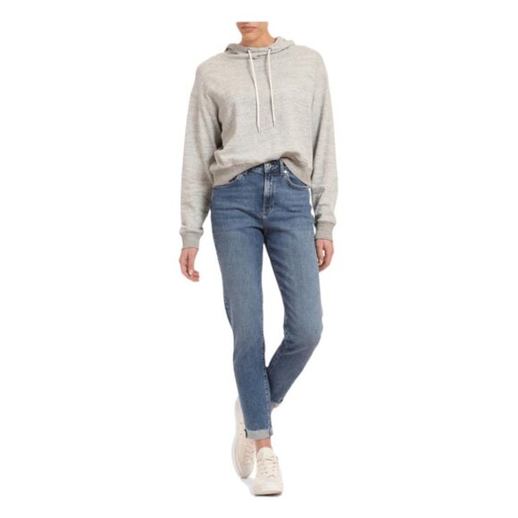 Mavi Cindy Mom Jeans Vintage Blue Denim High Rise Distressed 27 - Picture 1 of 11